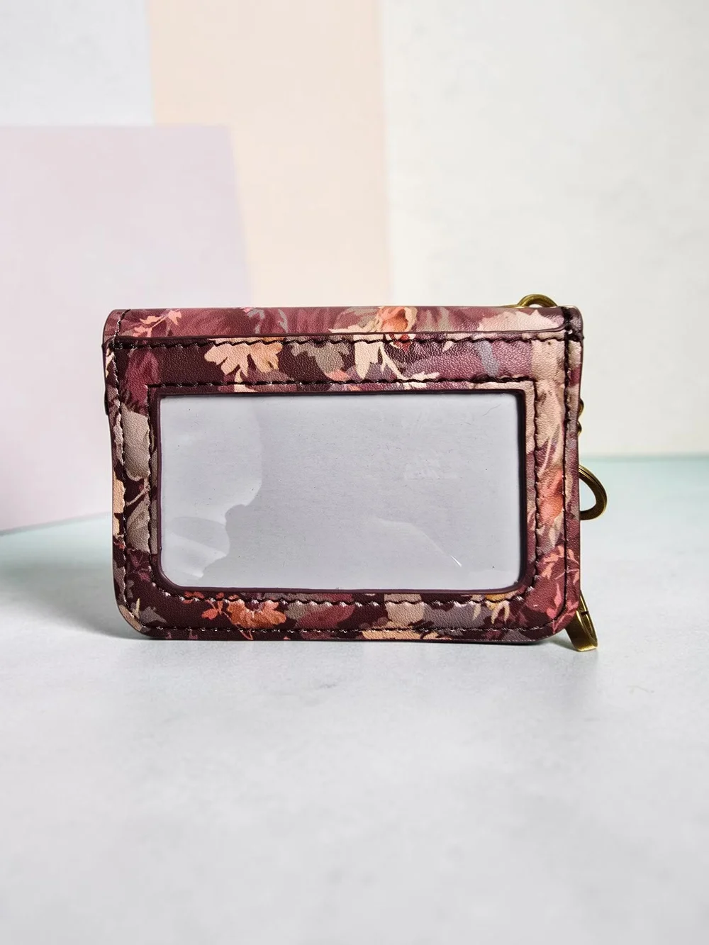 Steve Madden Floral Card Holder Keychain Wallet | NWOT